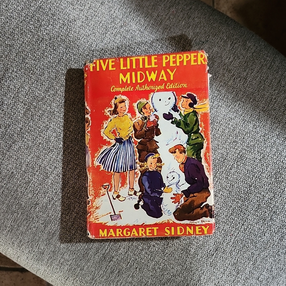 VINTAGE 1918 FIVE LITTLE PEPPERS MIDWAY BOOK
